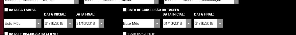 Gestão de Tarefas Pesquisa Avançada Prazo Tarefa